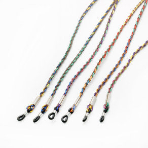 Шнурок для очков "косичка цветная" (уп.6шт.) для очков оптом Шнурок для очков "косичка цветная" (уп.6шт.) для очков оптом