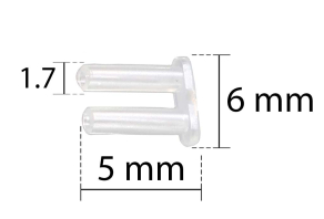Втулка пл.1,7 / 5x6мм / 20 шт - 1уп. купить оптом