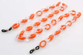 Купить цепочка для очков №1 (оранжевая) оптом дешево с доставкой в 
