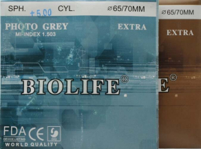 Линза минеральная фотохромная Photo Extra N=1,503 купить по оптовой цене