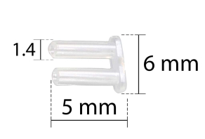 Втулка пл.1,4 / 5x6мм / 20 шт - 1уп. купить оптом