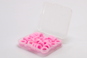 Стоппер кольцо "розовый" (уп. 20 пар.) купить по оптовой цене