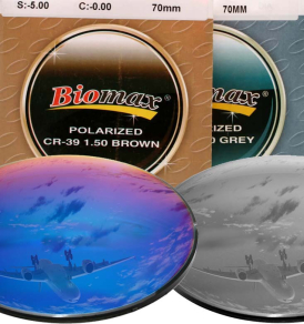 Линза полимерная поляризационная Polarized N=1.5