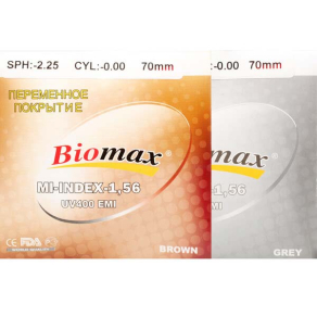 Купить линза полимерная тонированная gradient.n=1.56 hmc emi uv оптом дешево с доставкой в 