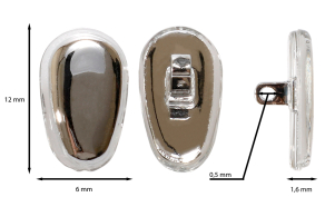 Носоупор мeт.silver (yп.20шт.) купить оптом Носоупор мeт.silver (yп.20шт.) купить оптом
