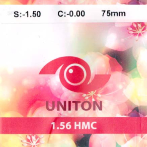 Линза полимерная MR-8 Uniton N=1,56 AS HMC EMI UV 