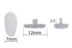 Носоупор щелчковый силикон (уп.20шт.) купить оптом