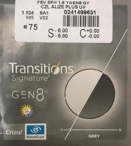 Купить линза essilor 1.5 orma transitions gen8 crizal sapphire uv астигматические оптом дешево с доставкой в Санкт-Петербург