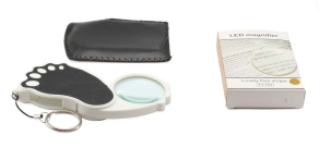 Лупа "стопа" с подсветкой оптом