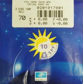 Линза Essilor 1.5 Orma Thin Crizal Prevencia UV