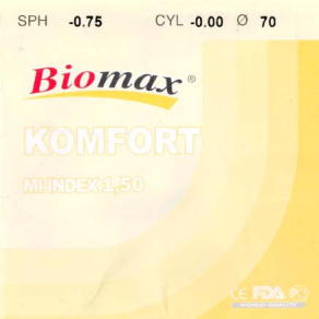 Линза полимерная для водителей Komfort N=1,5 HMC EMI UV купить по оптовой цене