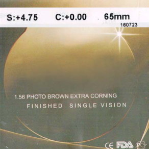 Линза полимерная фотохромная EXTRA CORNING N=1.56 HMC EMI UV купить по оптовой цене