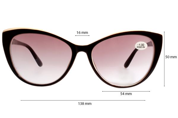Купить готовые очки mien 8031 c3 (тонированные)  оптом дешево с доставкой в Санкт-Петербург