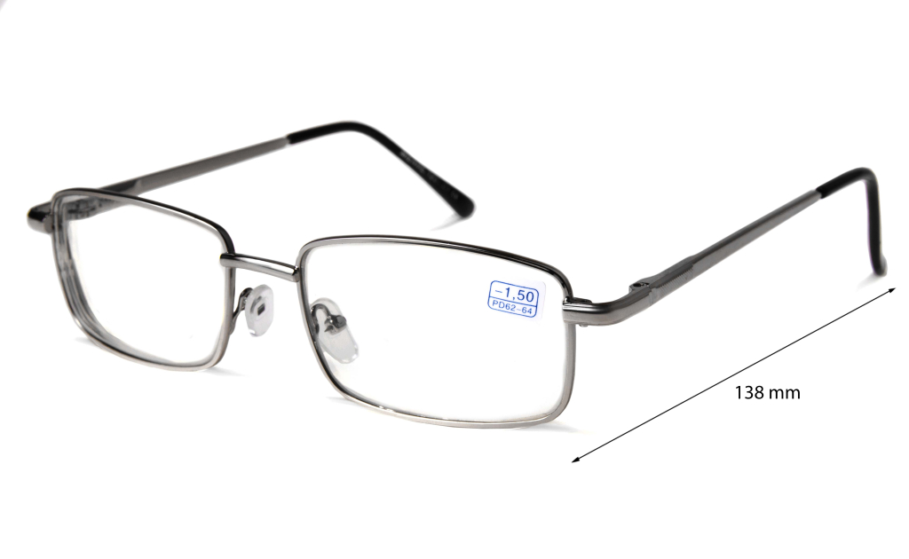 Готовые очки Mien 1201 c2 (стекло) фотохромные,цвет:серый оптом